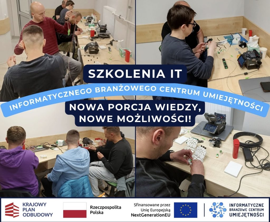 podnoszenie kwalifikacji w zakresie spawania światłowodów 
